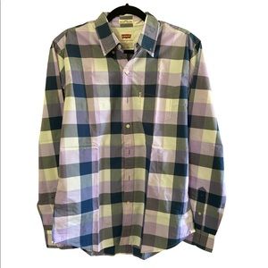 Levi’s Purple Slim Fit Flannel Shirt